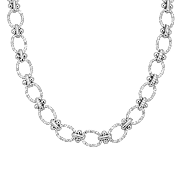 Choker Statement Eslabones Texturizados – Waterproof