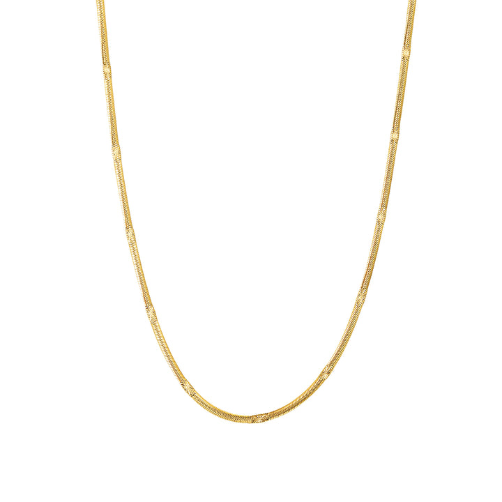 Collier Chaîne Serpent Texturée Waterproof
