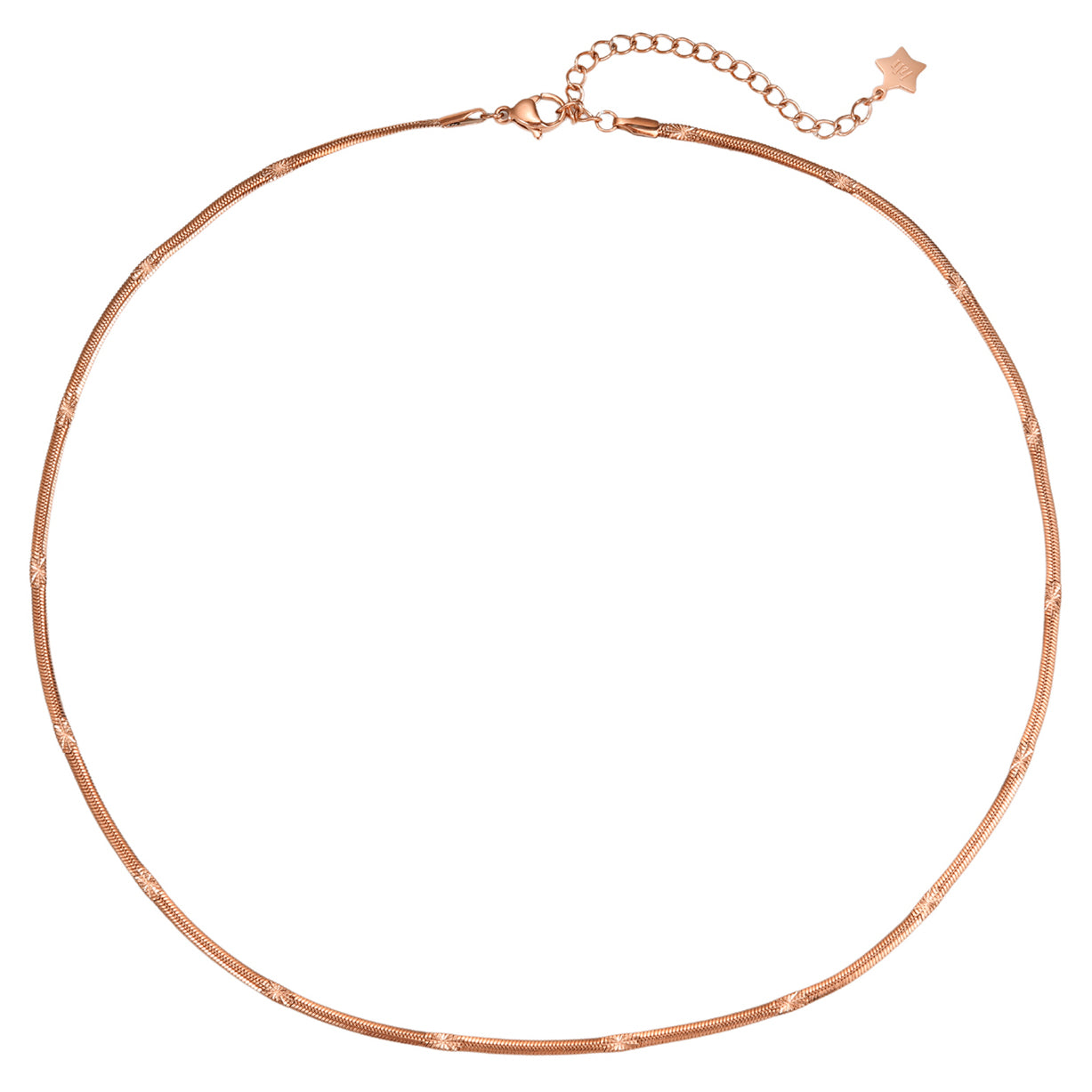 Collier Chaîne Serpent Texturée Waterproof