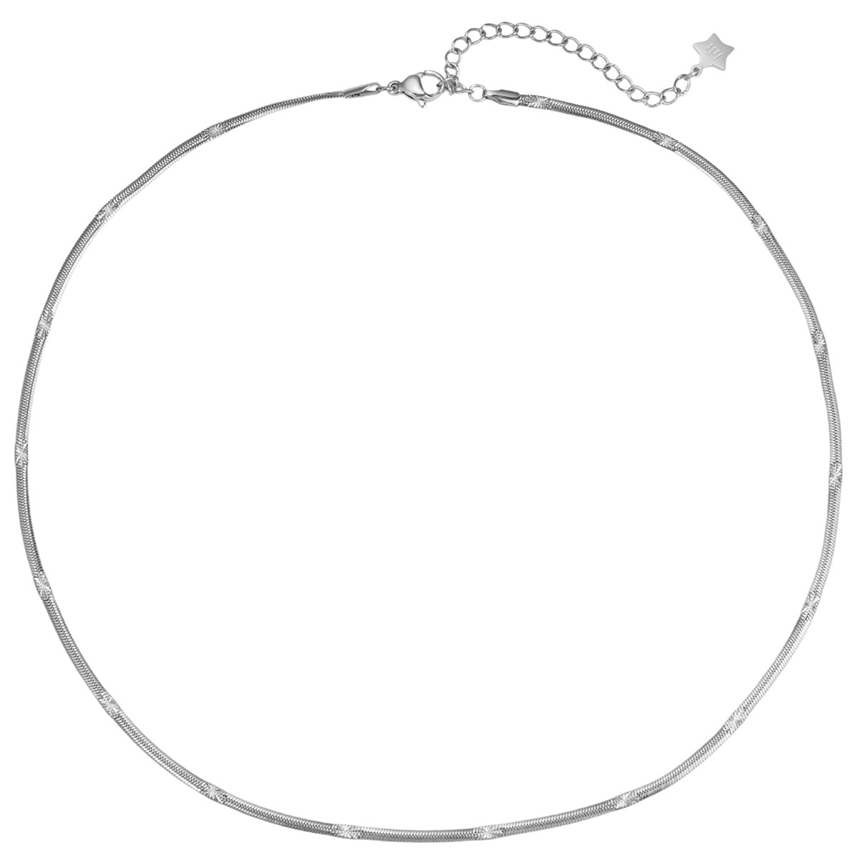 Collier Chaîne Serpent Texturée Waterproof