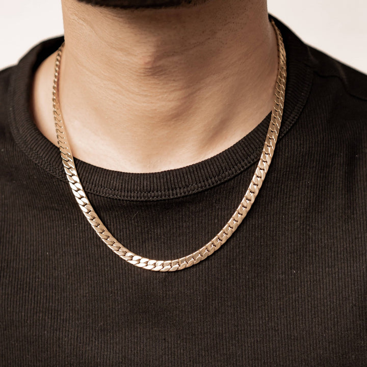 Thick Cuban Chain Necklace Waterproof