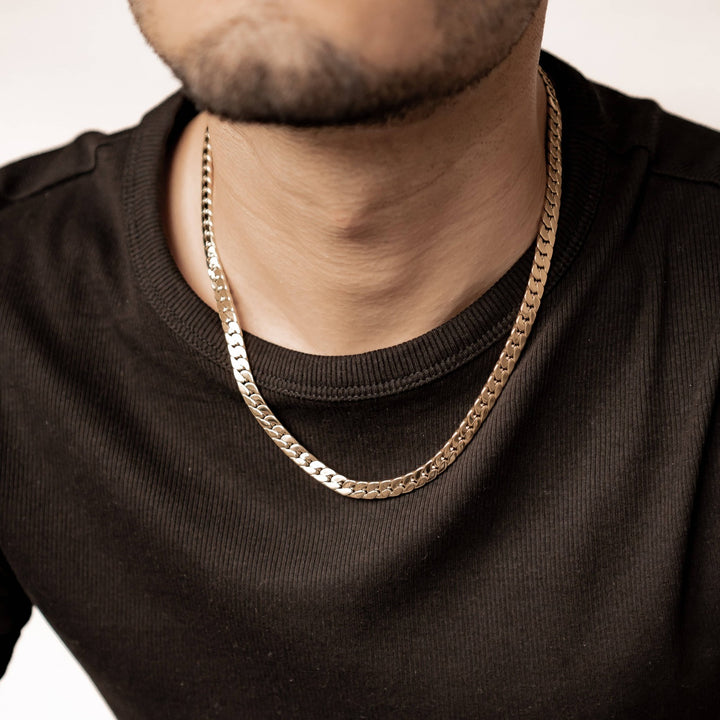 Thick Cuban Chain Necklace Waterproof