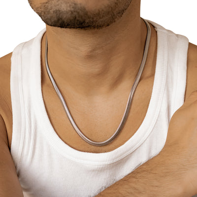 Thick Snake Chain Necklace Waterproof 55-60cm