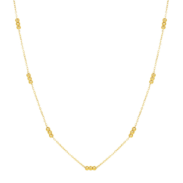 Three Satellite Chain Necklace Waterproof