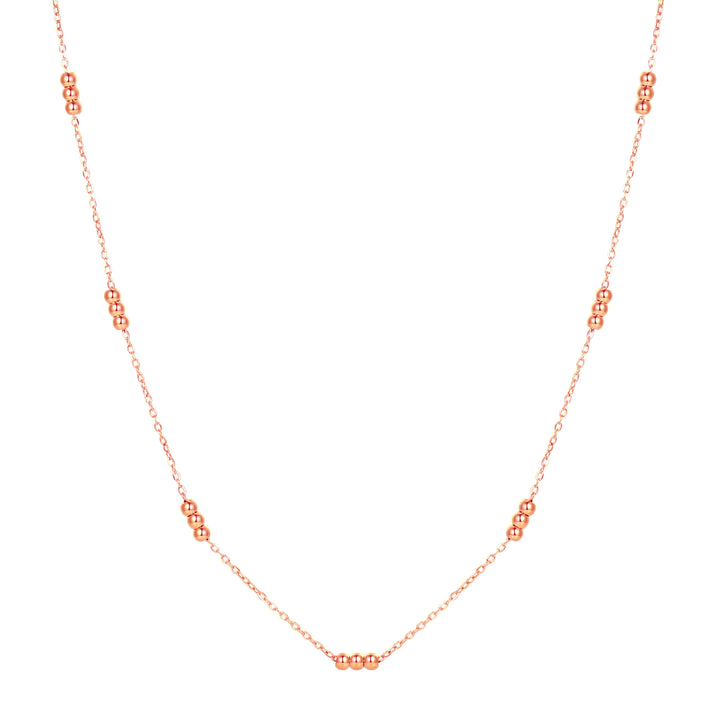 Three Satellite Chain Necklace Waterproof