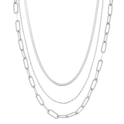 Timeless Triple Layer Chain Necklace Waterproof