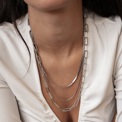 Timeless Triple Layer Chain Necklace Waterproof