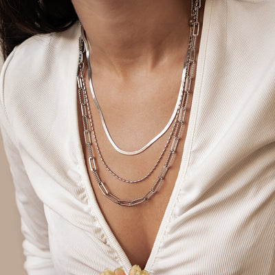 Timeless Triple Layer Chain Necklace Waterproof