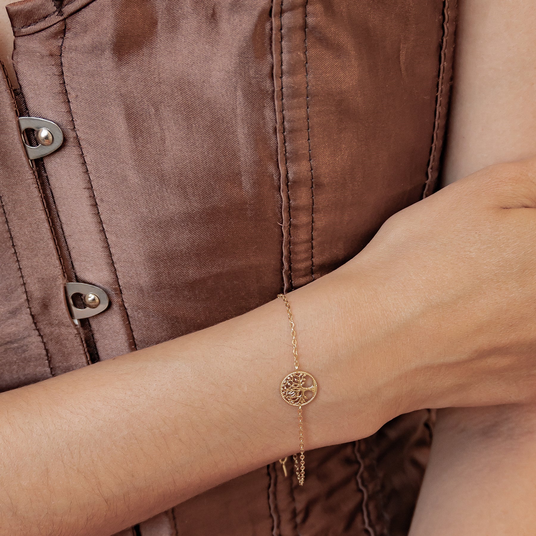 Lebensbaum Armband aus Sterlingsilber