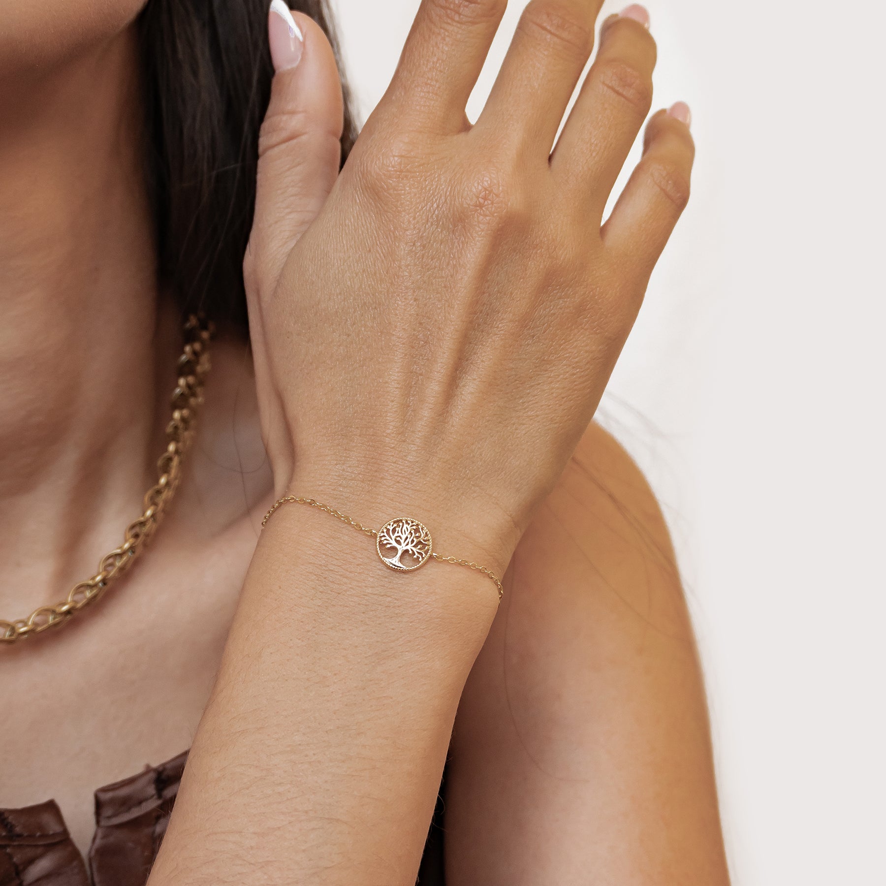 Lebensbaum Armband aus Sterlingsilber