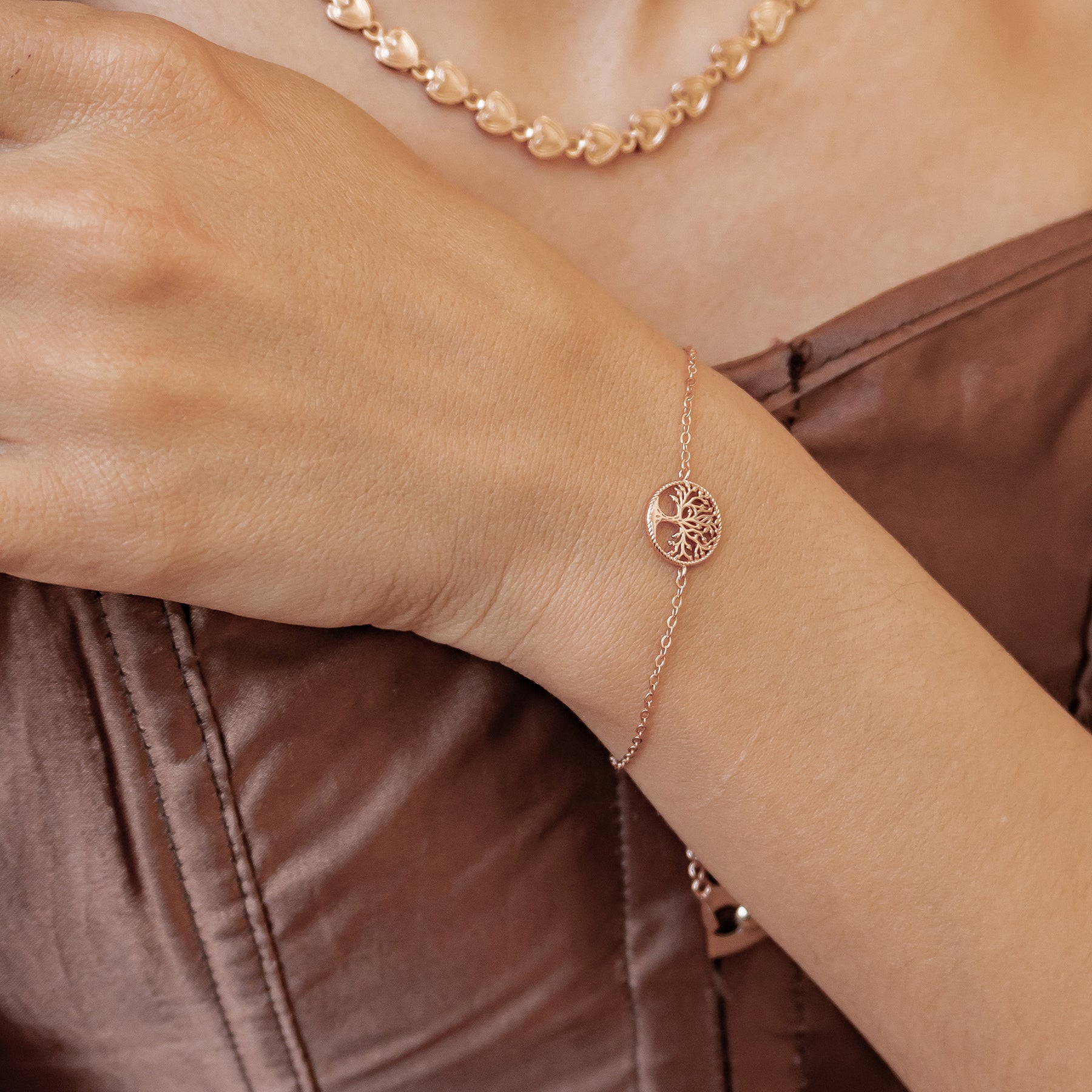 Tree of Life Bracelet Sterling Silver