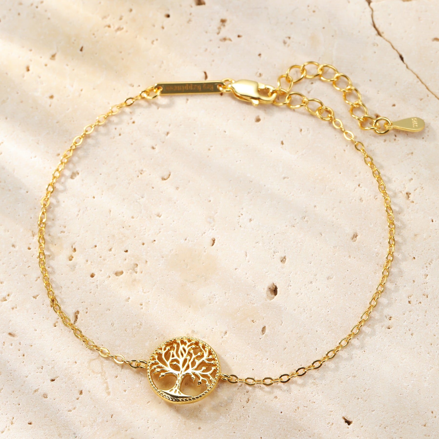 Lebensbaum Armband aus Sterlingsilber