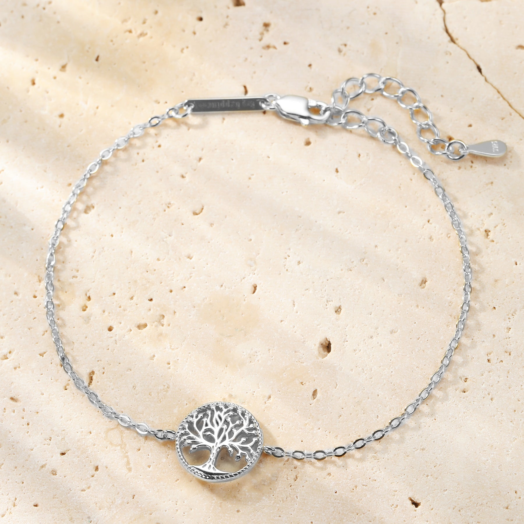Lebensbaum Armband aus Sterlingsilber