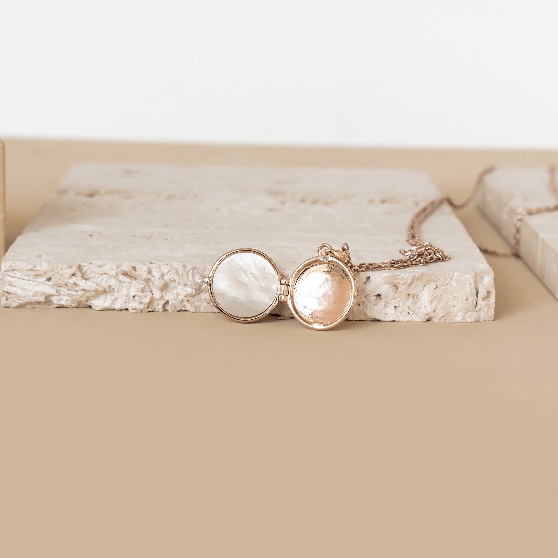 Zwillingsschwan Herz Medaillon Halskette 925 Sterling Silber