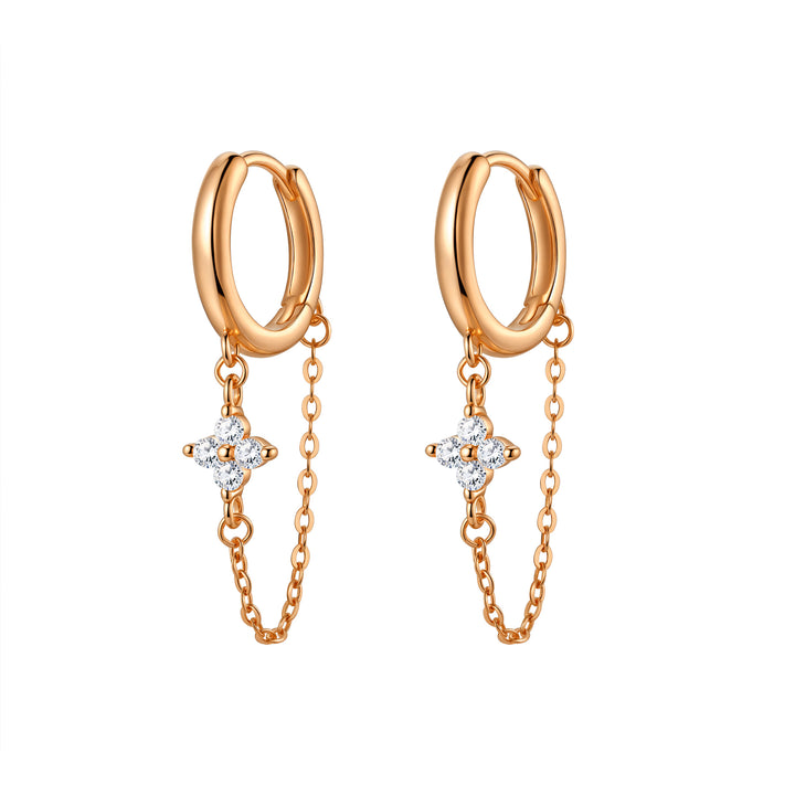 Aros Blossom Brillo Plata de Ley 925
