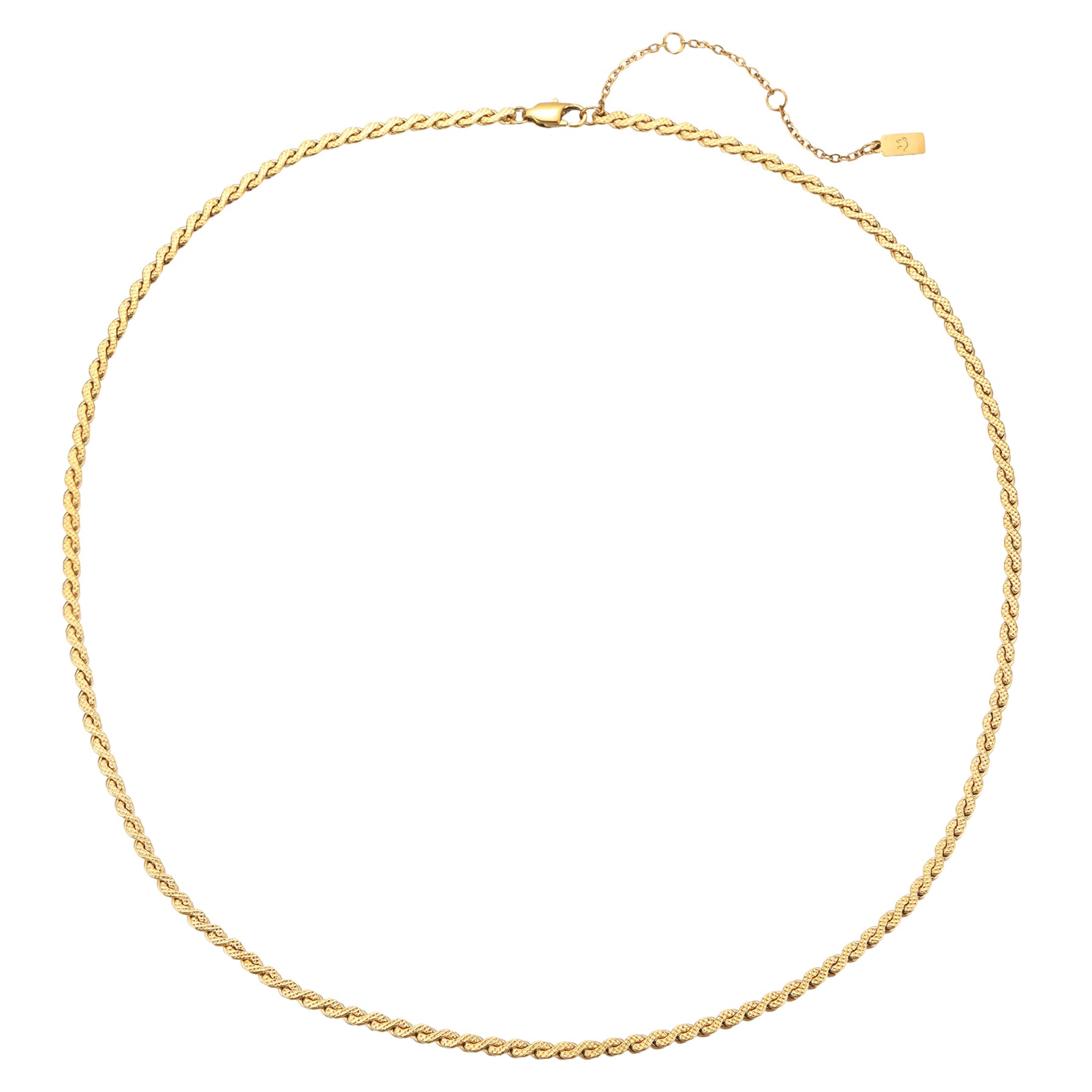 Gedrehte Gliederkette als Statement – wasserfest