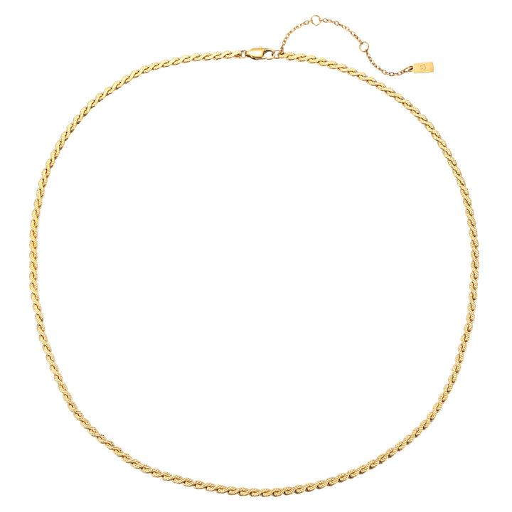 Gedrehte Gliederkette als Statement – wasserfest