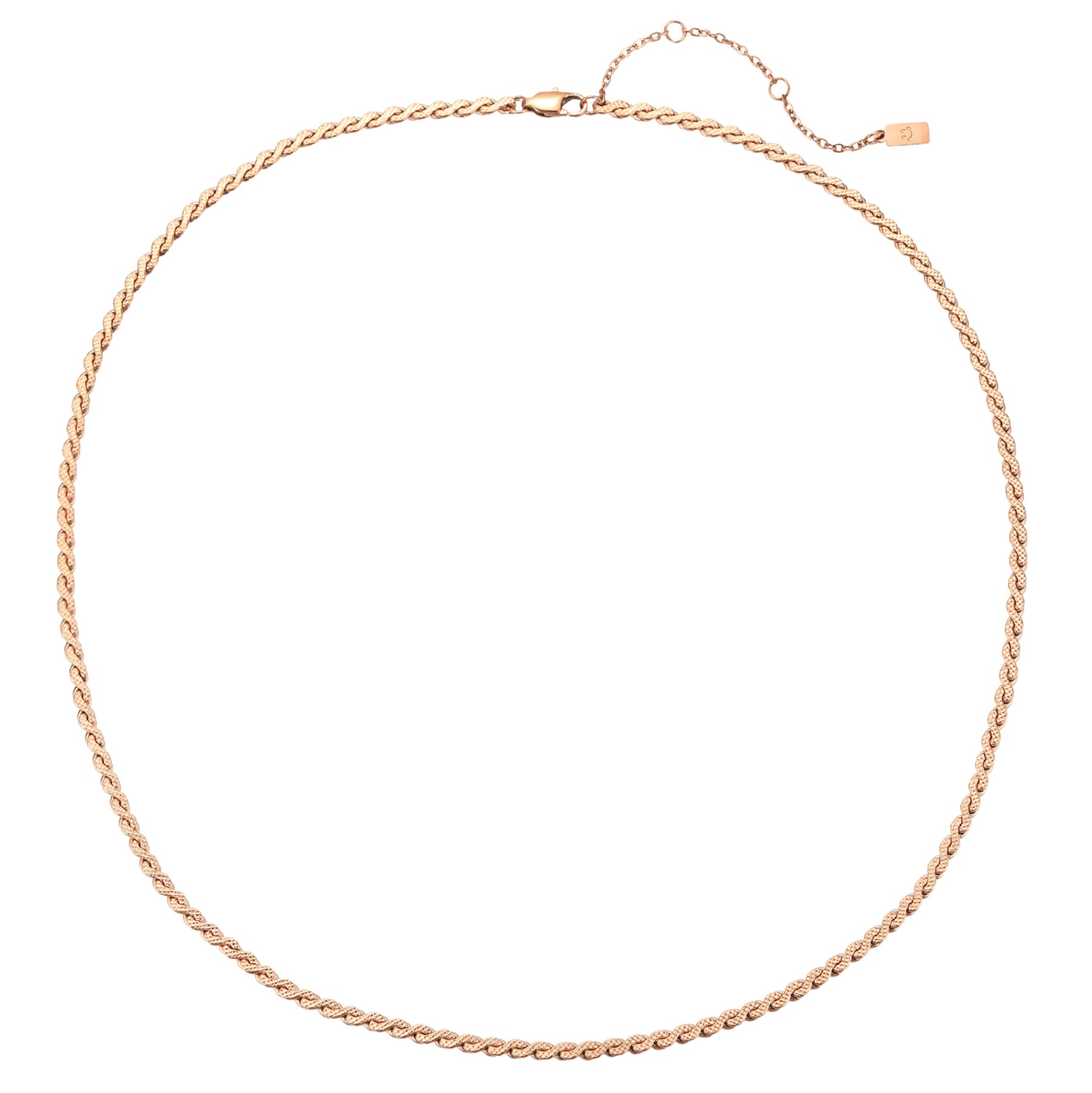 Gedrehte Gliederkette als Statement – wasserfest
