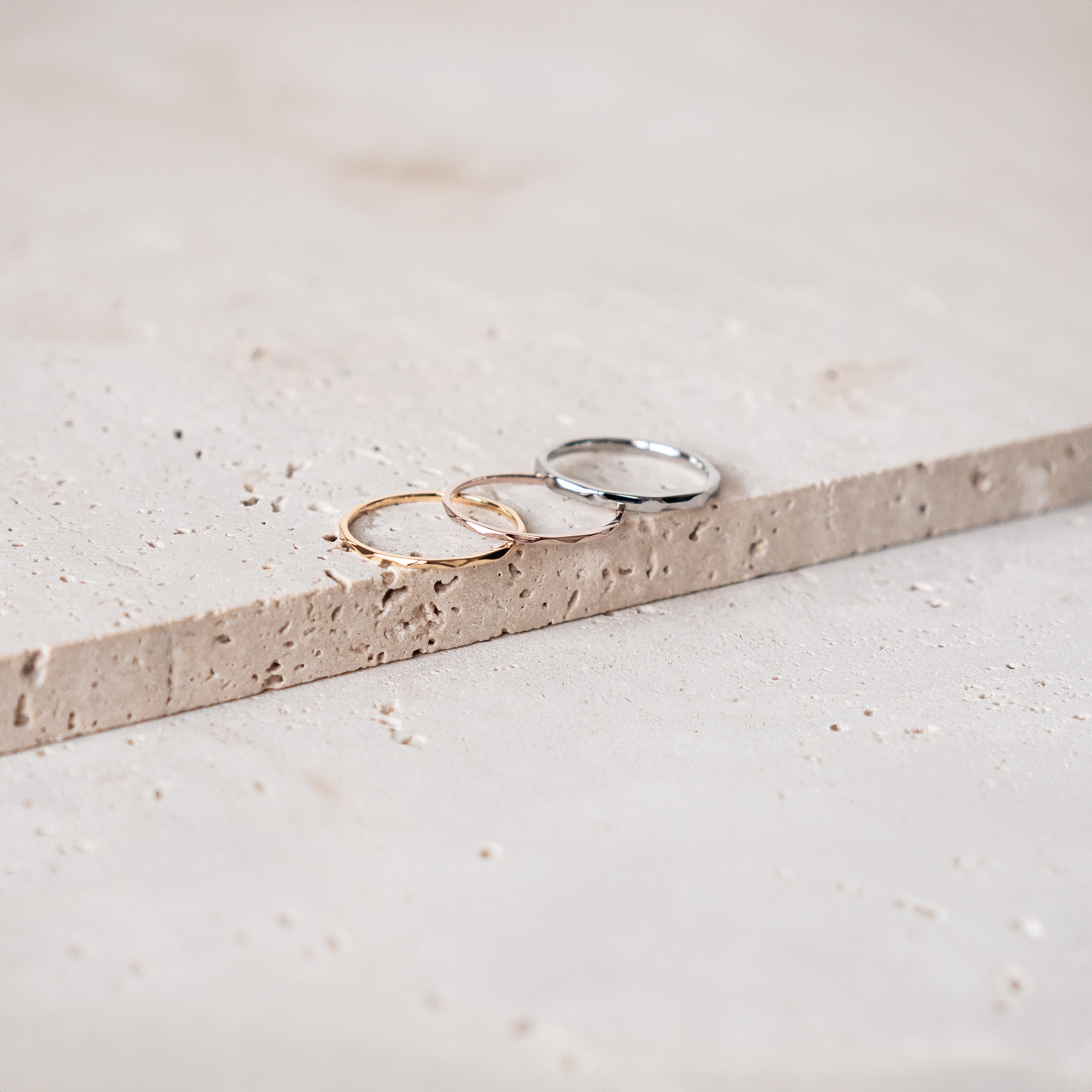 Bague Twist Stack Acier Inoxydable