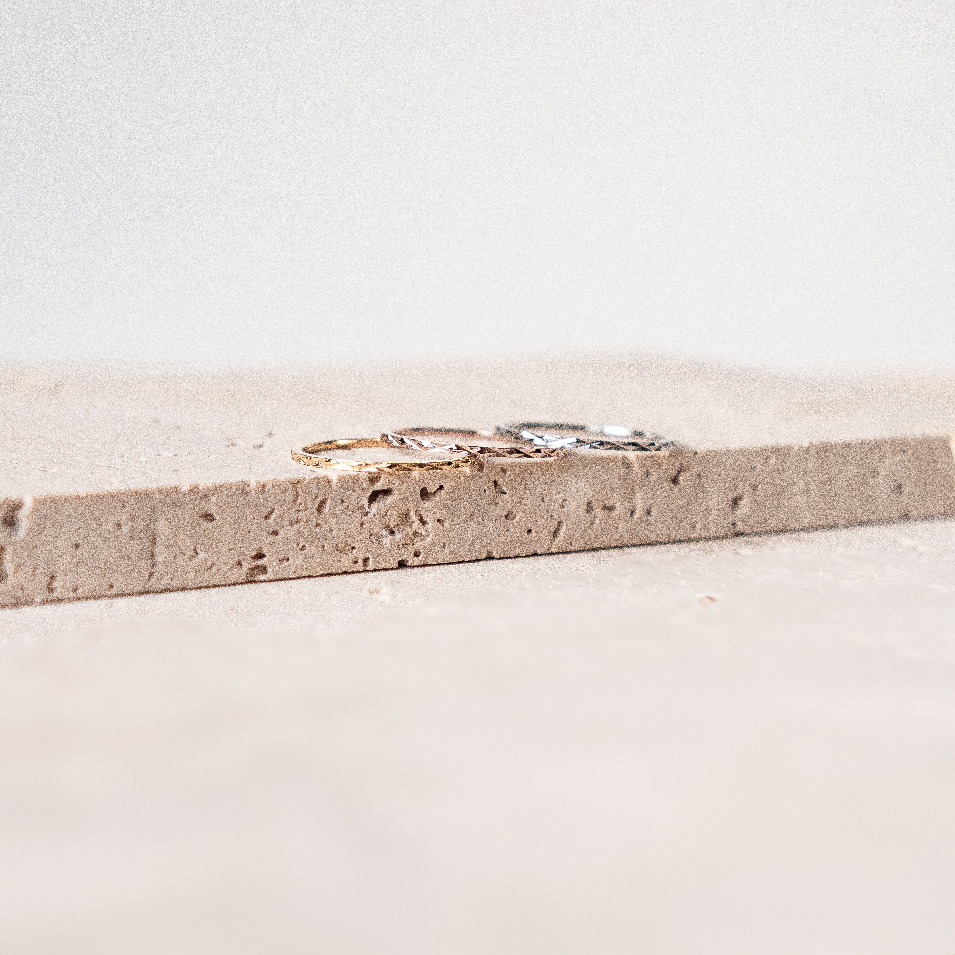 Bague Twist Stack Acier Inoxydable