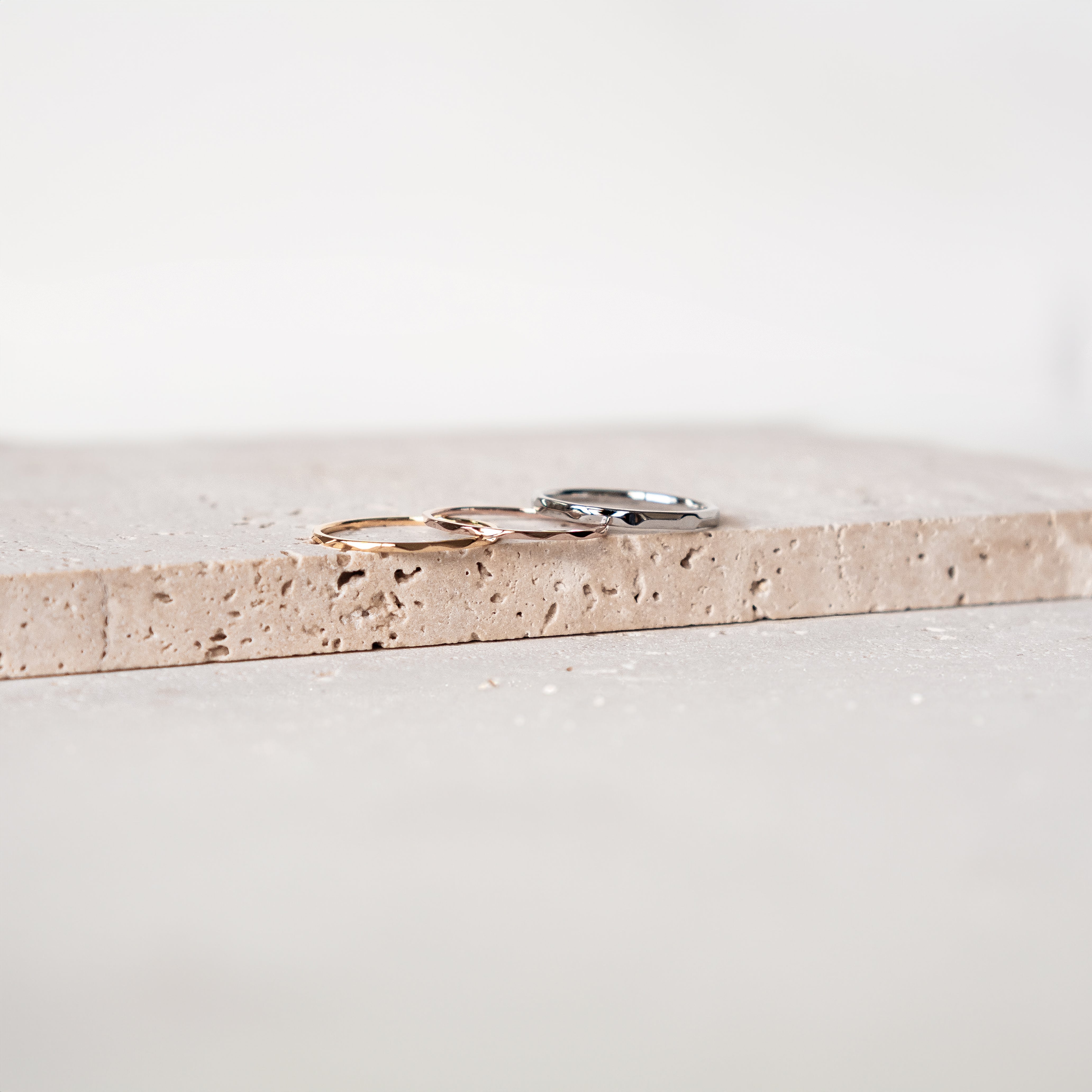 Twist Stack Ring aus Edelstahl