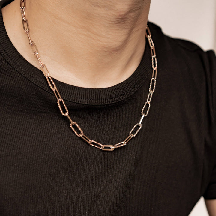 Gedrehte Paperclip-Kette – Wasserdicht