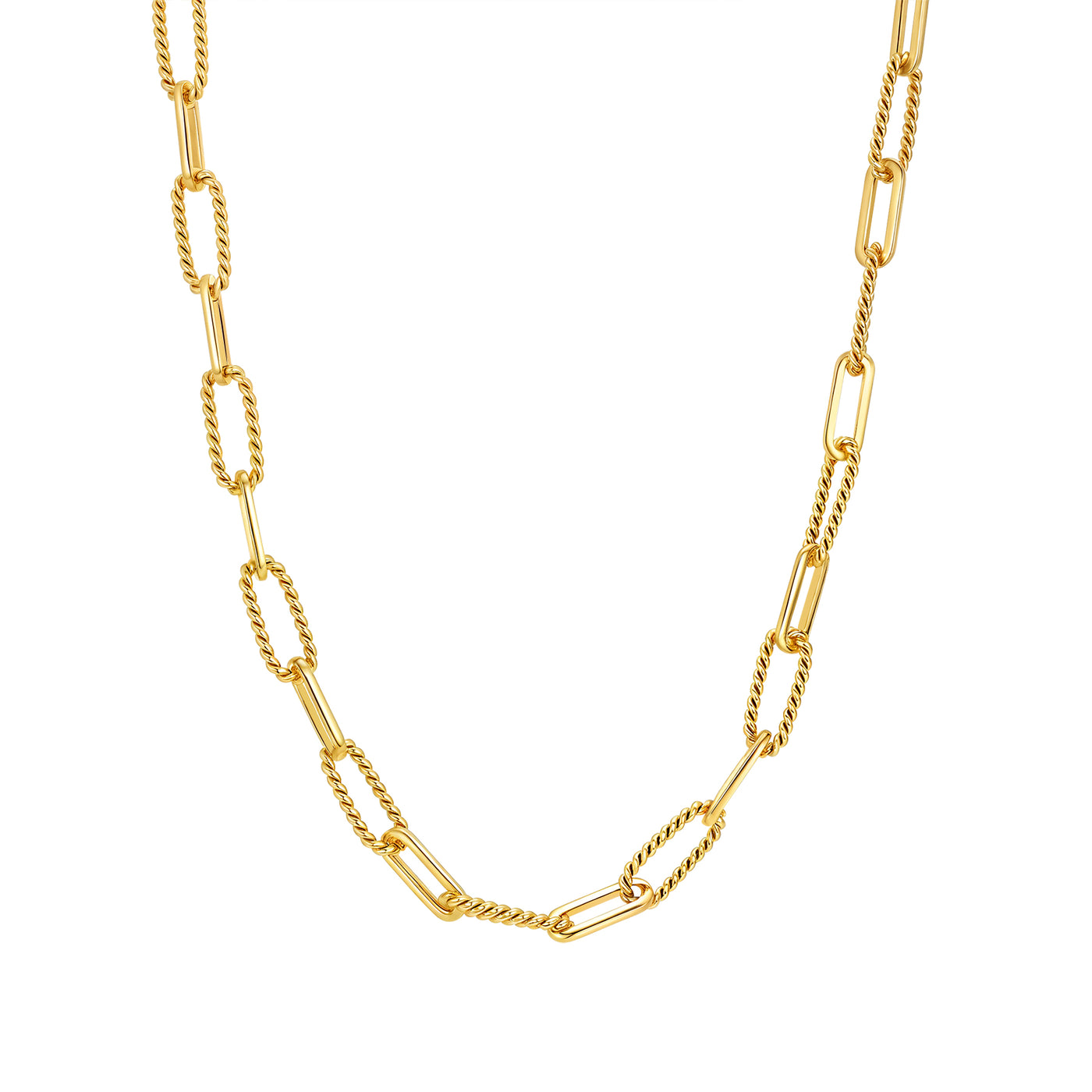Gedrehte Paperclip-Kette – Wasserdicht