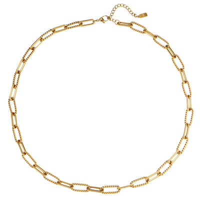 Gedrehte Paperclip-Kette – Wasserdicht