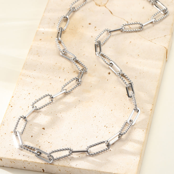 Gedrehte Paperclip-Kette – Wasserdicht