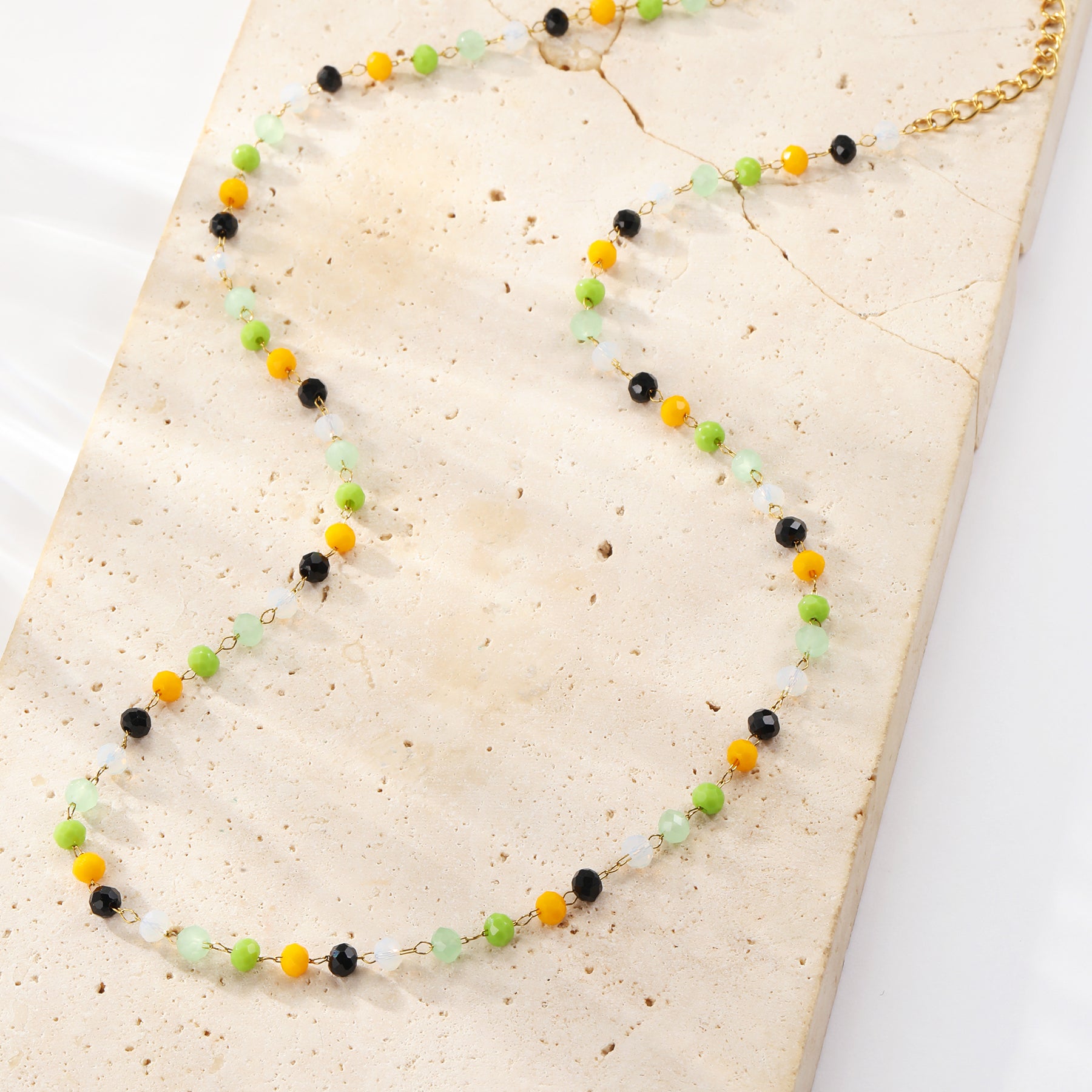 Collar Cuentas Multicolor Vibrante Waterproof