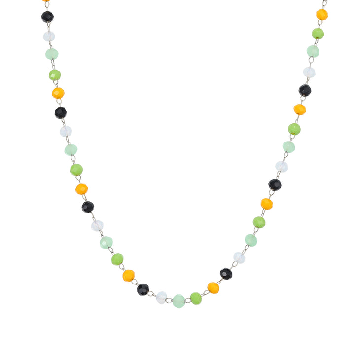 Collier Perles Multicolores Vibrant Waterproof