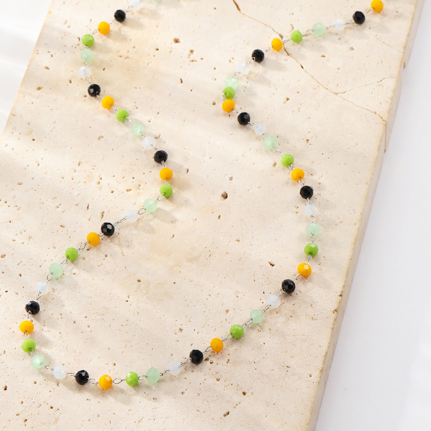 Collar Cuentas Multicolor Vibrante Waterproof