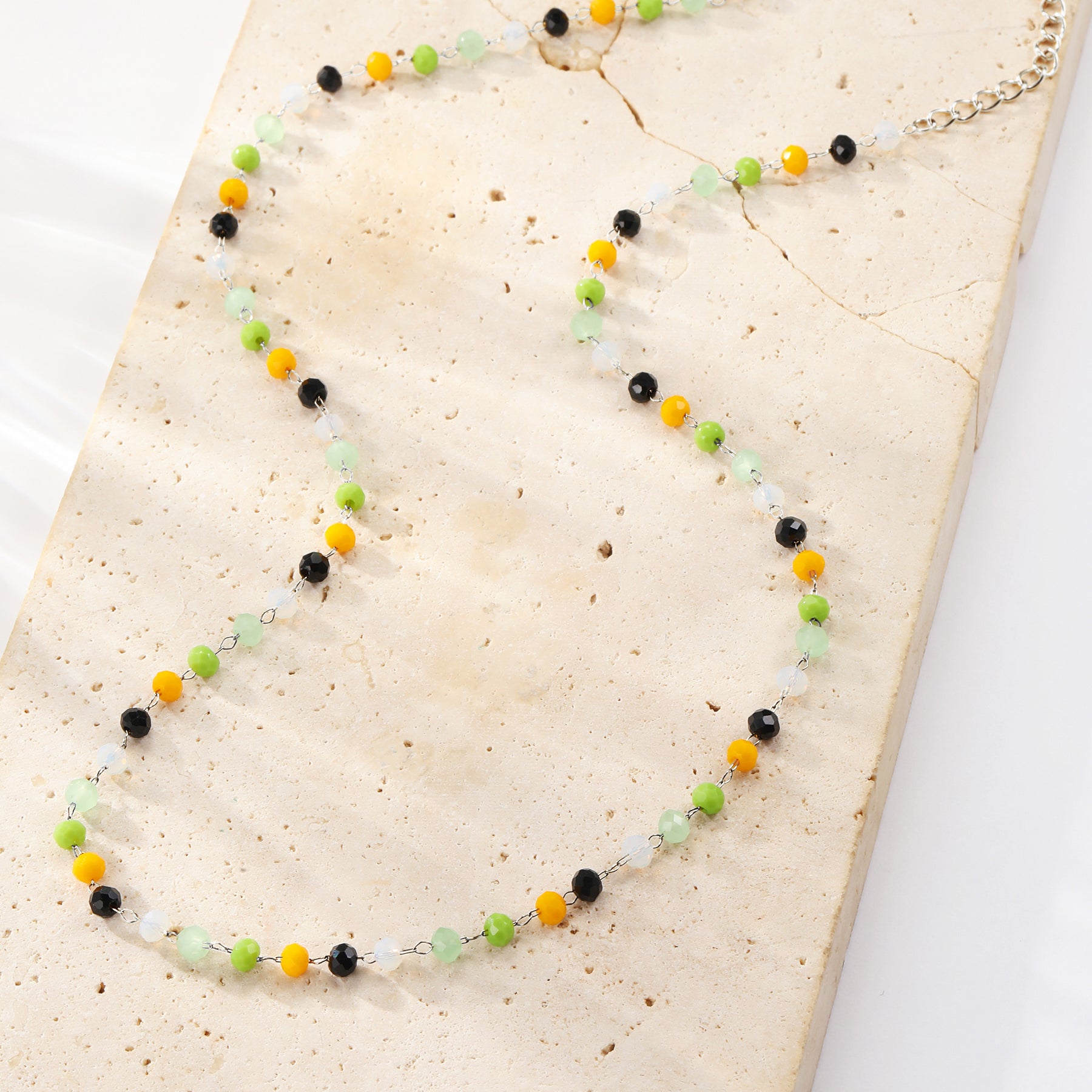 Collar Cuentas Multicolor Vibrante Waterproof
