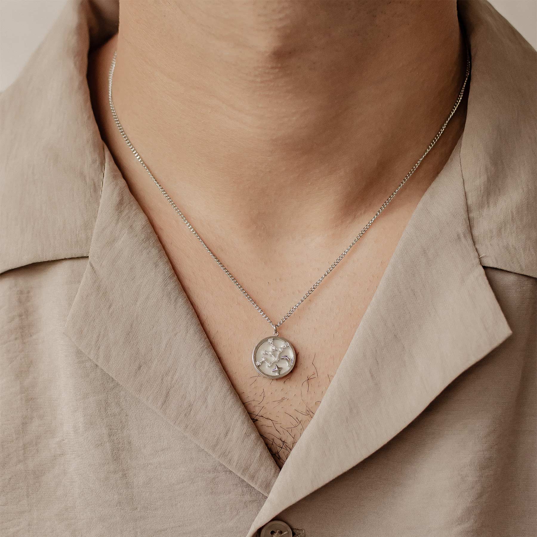 Collar Constelación Estrellas Virgo