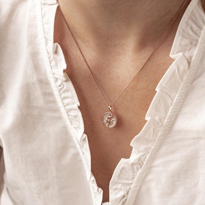 Virgo Zodiac Pendant Necklace