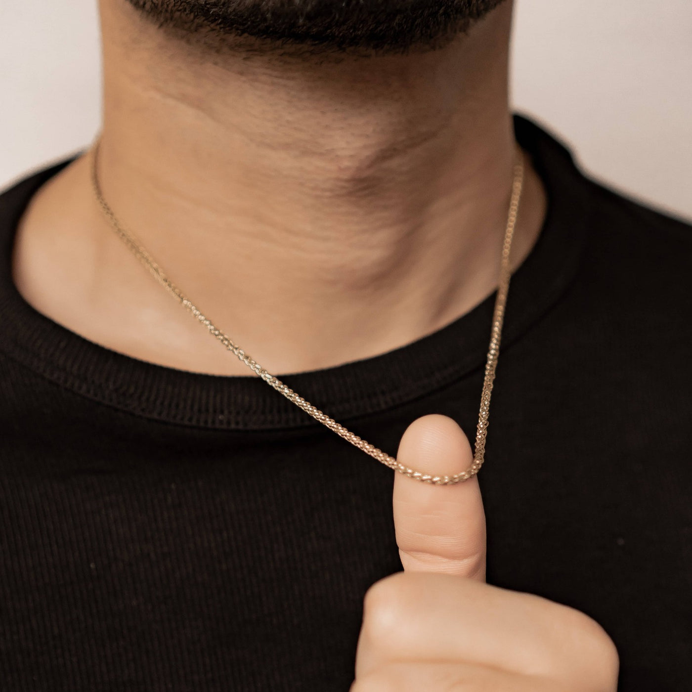 Wheat Chain Necklace Waterproof