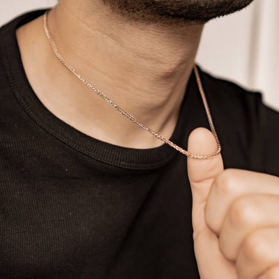 Wheat Chain Necklace Waterproof
