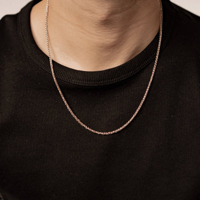 Wheat Chain Necklace Waterproof