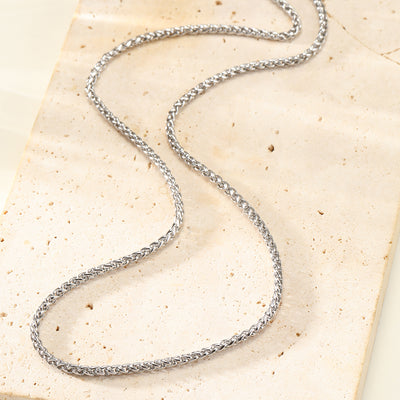 Wheat Chain Necklace Waterproof