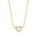 Amore Heart Pendant Necklace 14K Gold