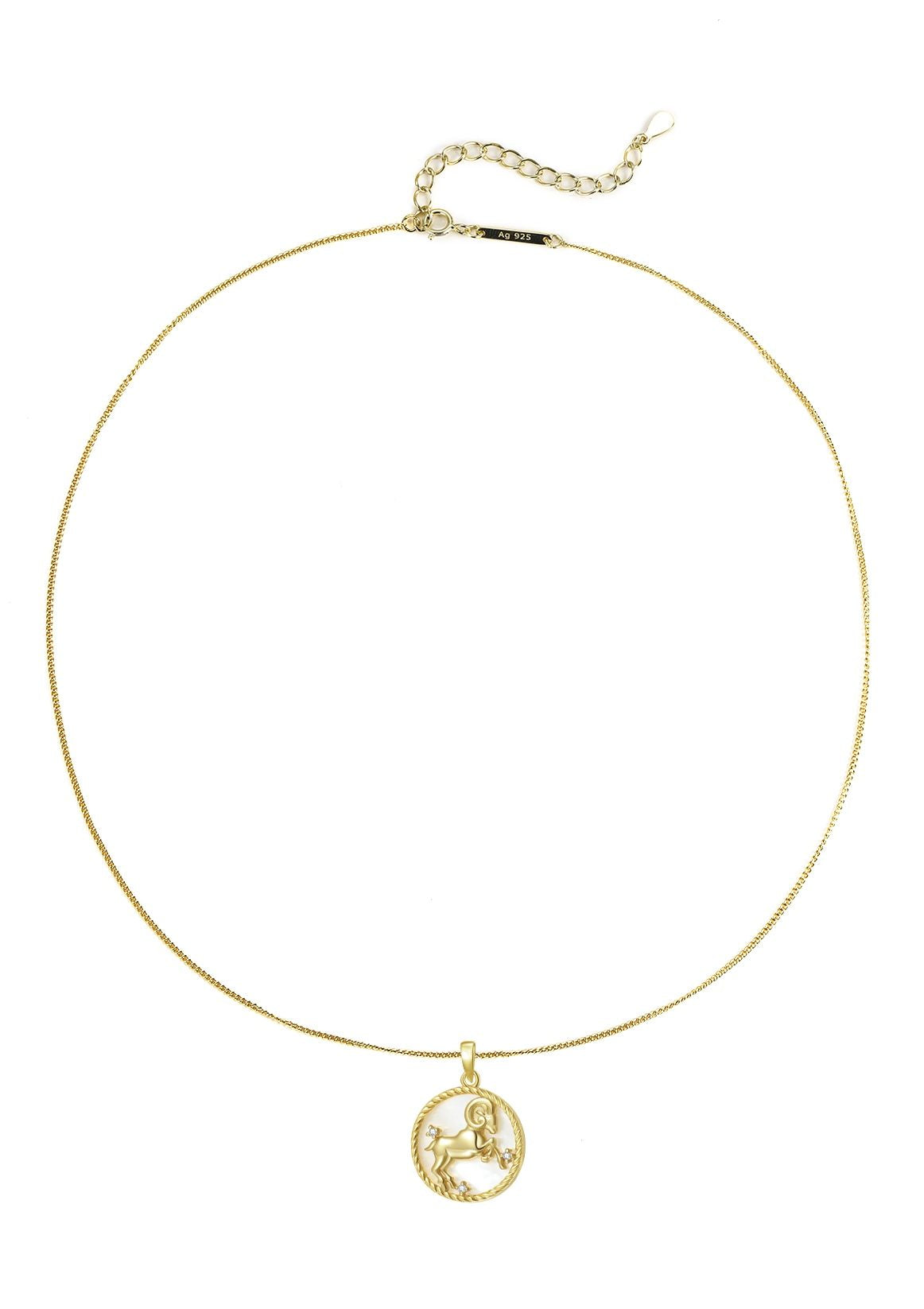 Collier pendentif zodiaque Bélier