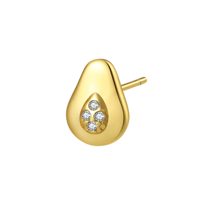 Clous d'Oreille Avocat Argent Sterling
