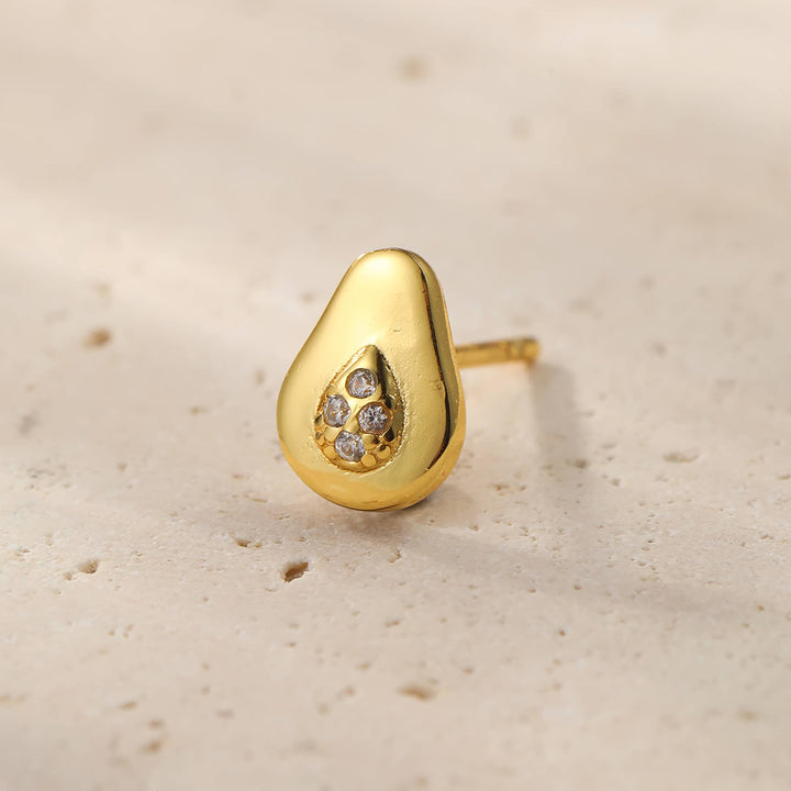 Clous d'Oreille Avocat Argent Sterling