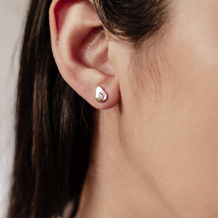 Clous d'Oreille Avocat Argent Sterling