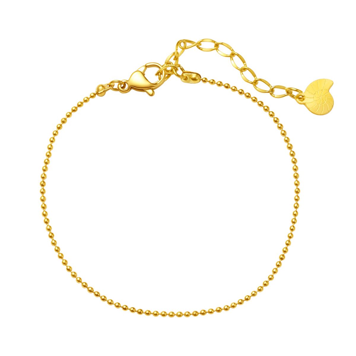 Bracelet Chaîne à Pompon en Or