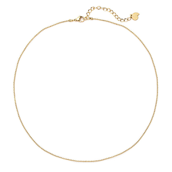 Bead Chain Necklace Gold
