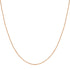 Bead Chain Necklace Rose Gold