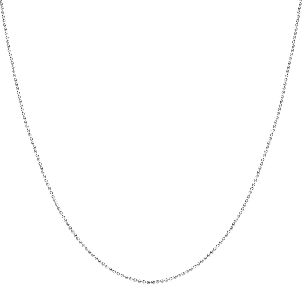 Collier Chaîne à Pompon en Argent