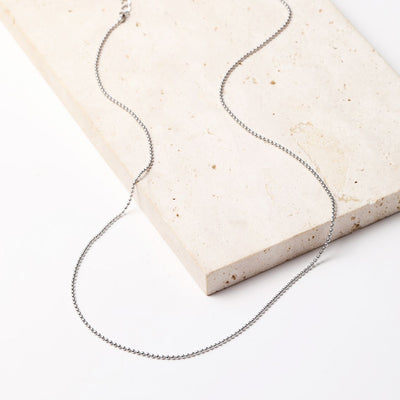 Collier Chaîne à Pompon en Argent