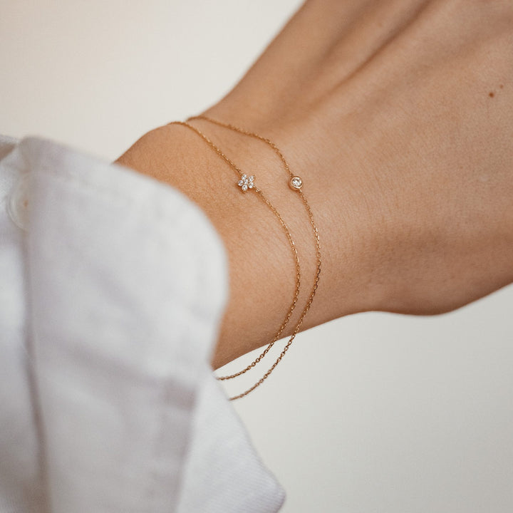 Bloom Bracelet 9K Gold
